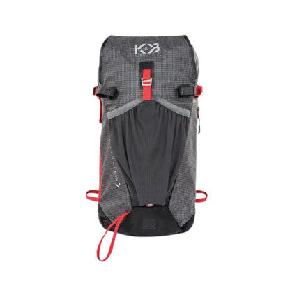 K&B Sport Ski Touring Backpack - Charcoal/ Red