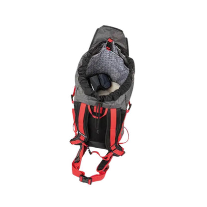 K&B Sport Ski Touring Backpack - Charcoal/ Red