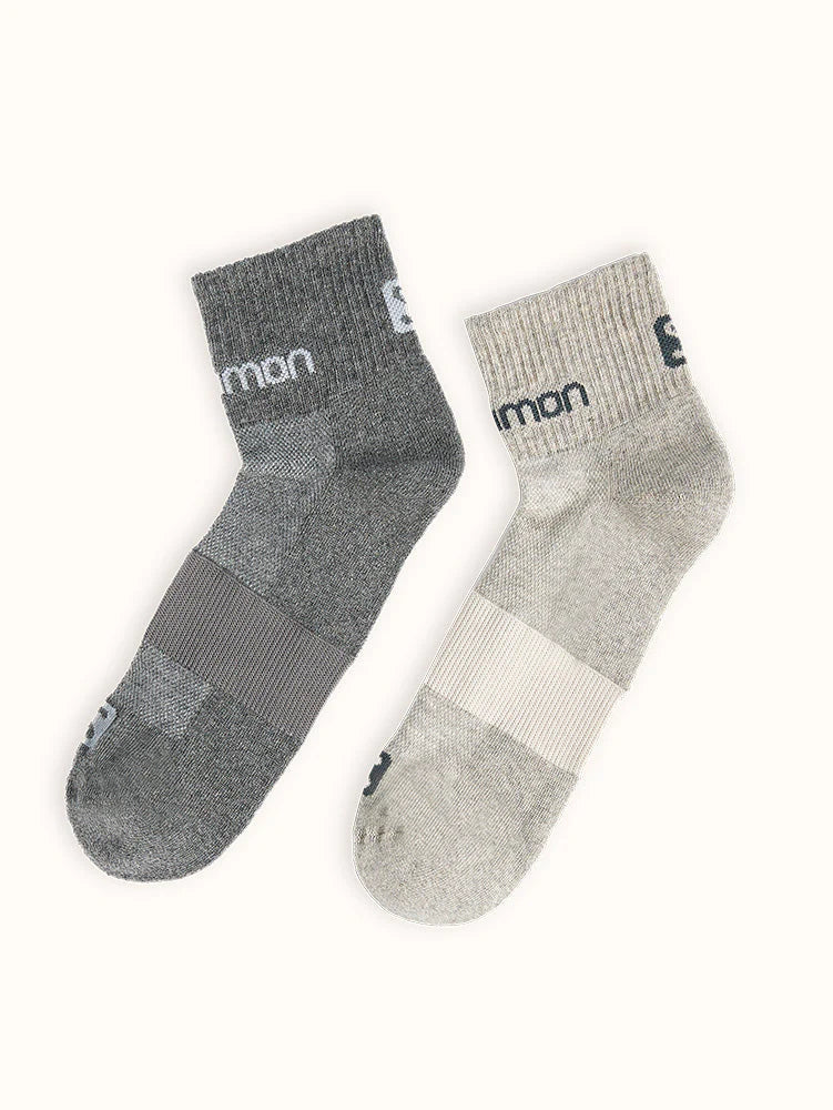 Salomon Unisex Hiking Ankle Socks (2 Pack)