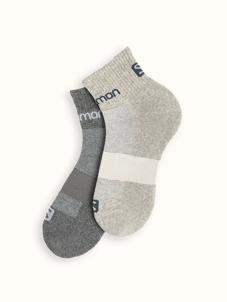 Salomon Unisex Hiking Ankle Socks (2 Pack)