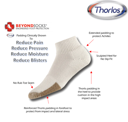 Thorlo Chaussettes de tennis unisexes à coussin maximum