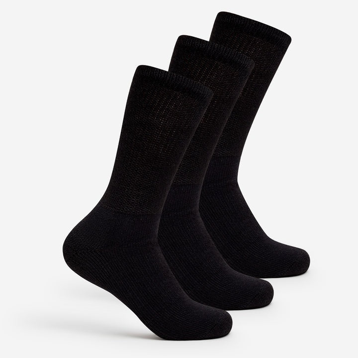 Thorlo Chaussettes de marche unisexes à coussin modéré (paquet de 3)