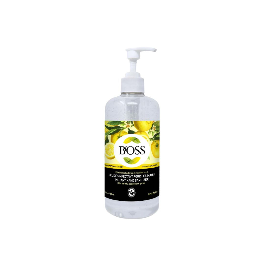 BiOSS Hand Sanitizer Lemon Essence - 500ml