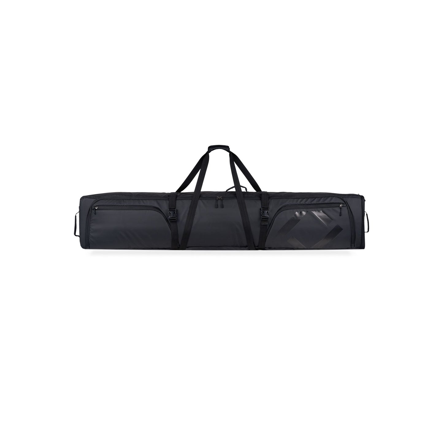 K&B Sport Adj. Double Ski Bag On Wheels - Black